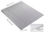 Cutting Board for Kitchen, Food Grade Stainless Steel Cutting Board with Lip, Metal Chopping Board for Meat, Fruits, Vegetables, Bread, and Baking (60 x 40cm/23.6 x 15.7 in)
