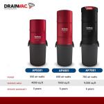 Drainvac Broan-nutone 650 Air watts Residential Central Vacuum System - Advanced HEPA Filtration with 99.97% dust and microparticle Capture, Anti-Vibration, Powerful Suction