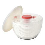 Sur La Table Kitchen Essential 6.3 Qt Salad Spinner, Fruit Wahser, Fruit Washing Bowl with Strainer, Vegertable Cleaner, Salad Cleaner, Lettuce Washer - Red