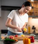 Zyliss Serrated Paring Knife – German Stainless Steel Blade with Sustainable Wheat Straw NonSlip Handle –Kitchen Knife for Fruits & Vegetables – Blade Guard Included – Dishwasher Safe – 3.9 inches