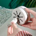 Hallocool Desktop Vacuum Cleaner Mini Desk Vacuum Cleaner Portable Dust Crumb Sweeper Cute USB Vacuum for Picking up Crumbs Eraser Crumbs Pet Hairs Flakes Tiny Items on Desk Tabletop Keyboard