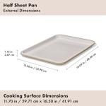 OXO Good Grips Non-Stick Pro Ceramic Coated Metal Bakeware Half Sheet Pan – Biscuit