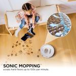 Shark Stratos 2-in-1 Robot Vacuum & Mop with 25+ Hands-Free Features & NeverTouch Self-Cleaning Base, Precision Mapping, Autolift Technology, HEPA Filtration, Edge Detect, White, RV2720ZE