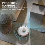 Shark Stratos 2-in-1 Robot Vacuum & Mop with 25+ Hands-Free Features & NeverTouch Self-Cleaning Base, Precision Mapping, Autolift Technology, HEPA Filtration, Edge Detect, White, RV2720ZE