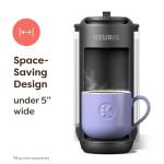 Keurig K-Mini Mate Plus Single-Serve K-Cup Pod Coffee Maker, Compact, 3 Cup Sizes, Brew Over Ice and Strong Button Features, 50 oz Removable Reservoir, Matte Black