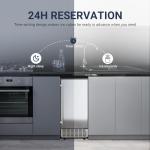 Under Counter Ice Maker – 80Lbs/Day, Auto-Clean