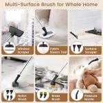 2500W Handheld Steam Cleaner, 3-Level Adjustable Steam Cleaner for Home with 21 Accessories, Multipurpose Portable Steamer Cleaning for Car,Floor,Furniture,Tile,Grout,Couch,Fast Heat-Up (Green)