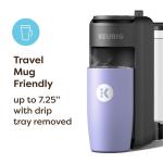 Keurig K-Mini Mate Plus Single-Serve K-Cup Pod Coffee Maker, Compact, 3 Cup Sizes, Brew Over Ice and Strong Button Features, 50 oz Removable Reservoir, Matte Black