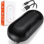 Electric Can Opener, Auto-Stop, Rechargeable, Side-Cut Smooth Edge, Hands Free Automatic Can Opener for Seniors & Arthritis Patients (Black)