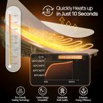 IGREEN Food Warming Mat – Portable Electric Warming Tray, Rollable Silicone Heating Pad with 3 Heat Settings & Auto Shut-Off – Buffet & Kitchen Food Warmer for Parties, Family Meals & Everyday Use