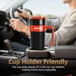 Personal Blender for Shakes and Smoothies with 6 Blades, 21oz(600ml) Personal Size Juicer USB-C Rechargeable with Straw Brush&Lid, for Home, Gym, Travel, Kitchen (Black)