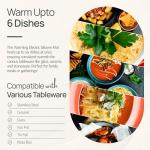 IGREEN Food Warming Mat – Portable Electric Warming Tray, Rollable Silicone Heating Pad with 3 Heat Settings & Auto Shut-Off – Buffet & Kitchen Food Warmer for Parties, Family Meals & Everyday Use