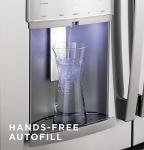 GE PROFILE PYE22KYNFS 36" Counter-Depth Bottom Freezer with French Door Twin Chill Evaporator Quick Space Shelf and LED Lighting in Fingerprint Resistant Stainless Steel