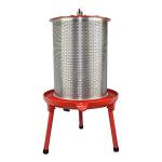 Hydraulic Fruit Wine Press - Electricity-Free/Water-powered Cider Wine Bladder Press, Natural Juice Making(10.7 Gallon, with Filter Bag/Splash Guard)