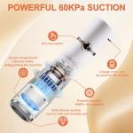 Handheld Vacuum Sealer, Detachable & Easy to Clean, Includes 30 Reusable Bags, Portable Food Saver, Extends Freshness 10x, Auto Power Off, for Kitchen, Travel & Outdoor