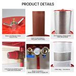 Hydraulic Fruit Wine Press - Electricity-Free/Water-powered Cider Wine Bladder Press, Natural Juice Making(10.7 Gallon, with Filter Bag/Splash Guard)