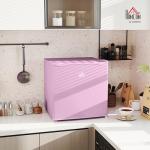 HOMCOM Mini Freezer Countertop, 1.1 Cu.Ft Compact Upright Freezer with Removable Shelves, Reversible Door for Home, Dorm, Apartment and Office, Pink