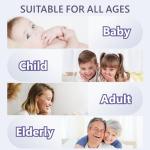 No-Touch Forehead Thermometer for Adults and Kids, Digital Thermometers with Fever Alarm, 3 Backlit and 32 Memories Fast Accurate Results, Easy for All Ages, Basal Thermometer