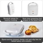 Imusa USA GAU-80300 4 Slot Electric Arepa Maker with Nonstick Surface (1,200-Watts), White