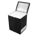 Deep Freezer Covers for Outside,Heavy Duty 600D Durable Chest Freezer Cover Waterproof,Outdoor Freezer Covers for Outside 5.0 Cubic Feet Chest Freezer,Top Can Be Opened(25"W x 22"D x 33.5"H,Black)