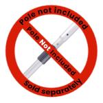 Sepetrel Heavy Duty Pool Vacuum Head with Wheels & Aluminum Handle, Professional Weighted Flexible Vacuum Head