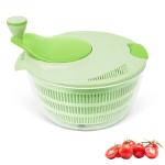 Salad Spinner, Large Vegetable Washer and Dryer with Easy Crank Handle, 3Qt Capacity Lettuce Spinner for Washing, Spinning & Drying Salad Greens, Fruits & Vegetables