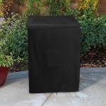 Deep Freezer Covers for Outside,Heavy Duty 600D Durable Chest Freezer Cover Waterproof,Outdoor Freezer Covers for Outside 5.0 Cubic Feet Chest Freezer,Top Can Be Opened(25"W x 22"D x 33.5"H,Black)