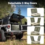 Portable 12V Dual Zone Car Fridge & Freezer