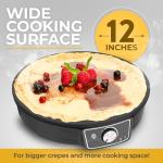 Nonstick Electric Crepe and Pancake Maker
