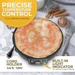Nonstick Electric Crepe and Pancake Maker