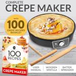 Nonstick Electric Crepe and Pancake Maker