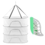 3-Tier Herb Drying Rack with Stripper Set