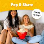 HotPop Silicone Microwave Popcorn Maker - Red