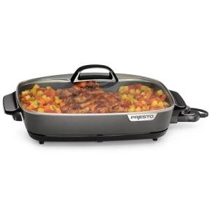 Presto 16-Inch Electric Skillet with Glass Cover