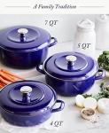 Merten & Storck 7QT Blue Dutch Oven Pot