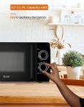 COMMERCIAL CHEF 0.7 Cu. Ft. Black Microwave