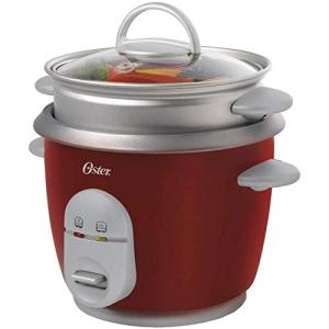 Oster 6-Cup Red Rice Cooker and Steamer
