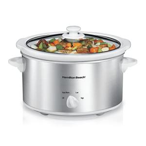 Hamilton Beach 4-Quart Slow Cooker with Glass Lid