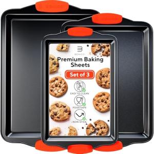 Non-Stick Baking Sheets Set of 3 - BPA Free