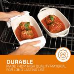 Bruntmor Porcelain Rectangular Baking Dish Set of 2