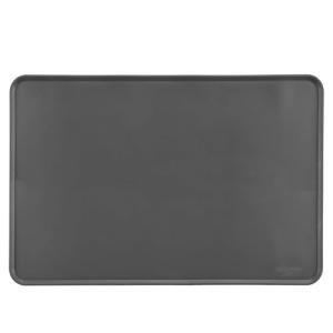 Waterproof Anti-Slip Silicone Pet Bowl Mat, Grey