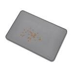 Waterproof Anti-Slip Silicone Pet Bowl Mat, Grey