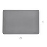 Waterproof Anti-Slip Silicone Pet Bowl Mat, Grey