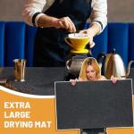 Hushee XL Quick Dry Dish Drying Mats Set