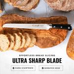 CUTLUXE 10-Inch Serrated Bread Knife with Ergonomic Handle
