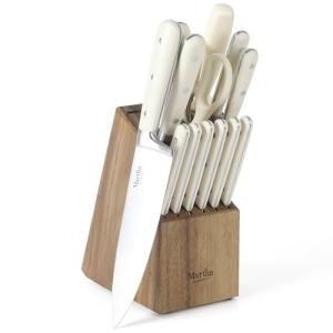 Martha Stewart 14-Piece Stainless Steel Knife Set