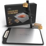 Stainless Steel Cutting Board Set - 3-in-1
