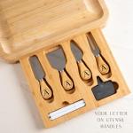 Custom Bamboo Charcuterie Board Set with Accessories