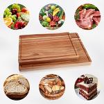 Extra Large Acacia Wood Cutting Board with Juice Groove