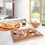 Extra Large Acacia Wood Cutting Board with Juice Groove